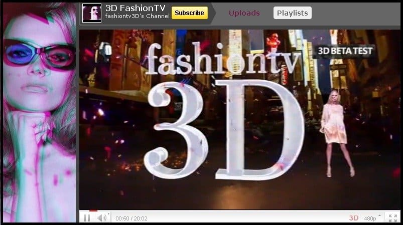 Convert and watch YouTube videos in 3D.