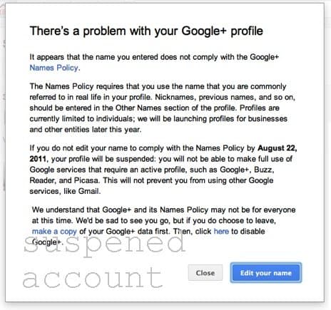 How to restore your suspended Google plus account?