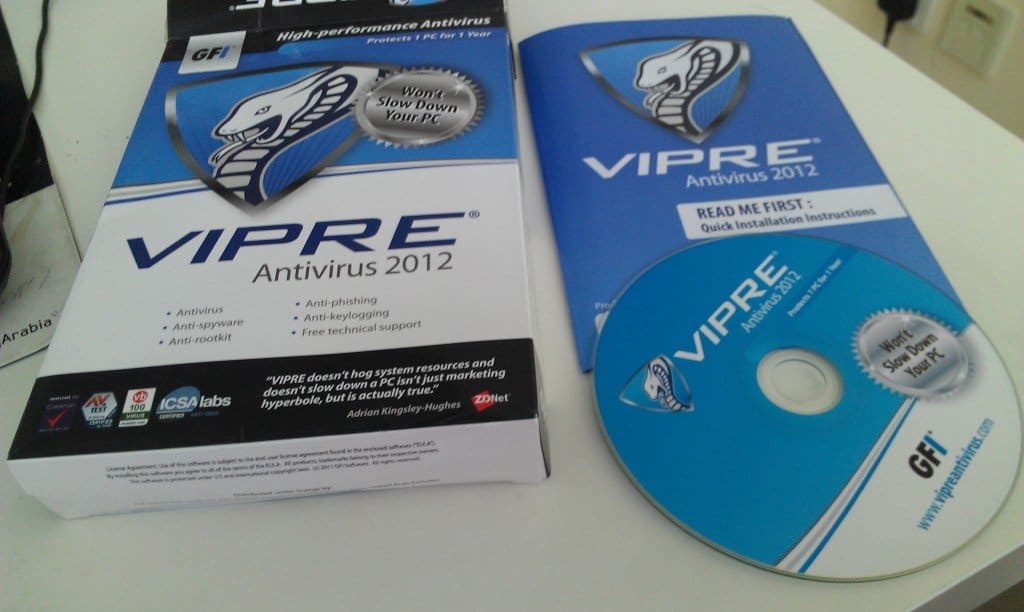 Vipre Antivirus Review and Giveaway.
