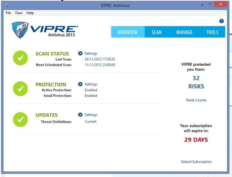 Vipre Antivirus Review and Giveaway.