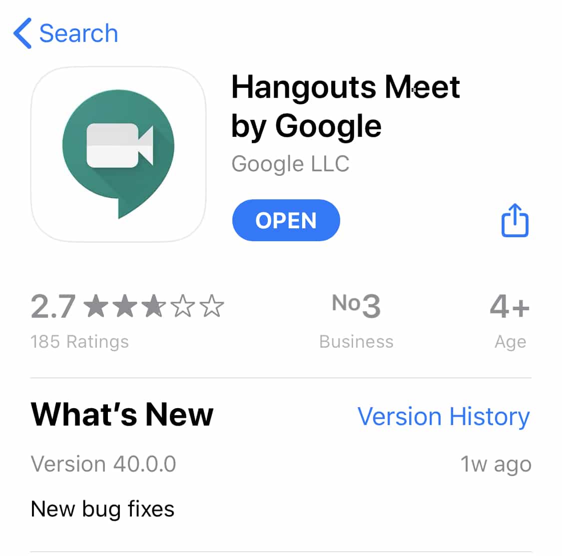 google hangouts app