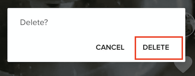 How to delete a Tik Tok Video