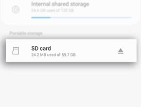 How to format an SD card on an Android smartphone