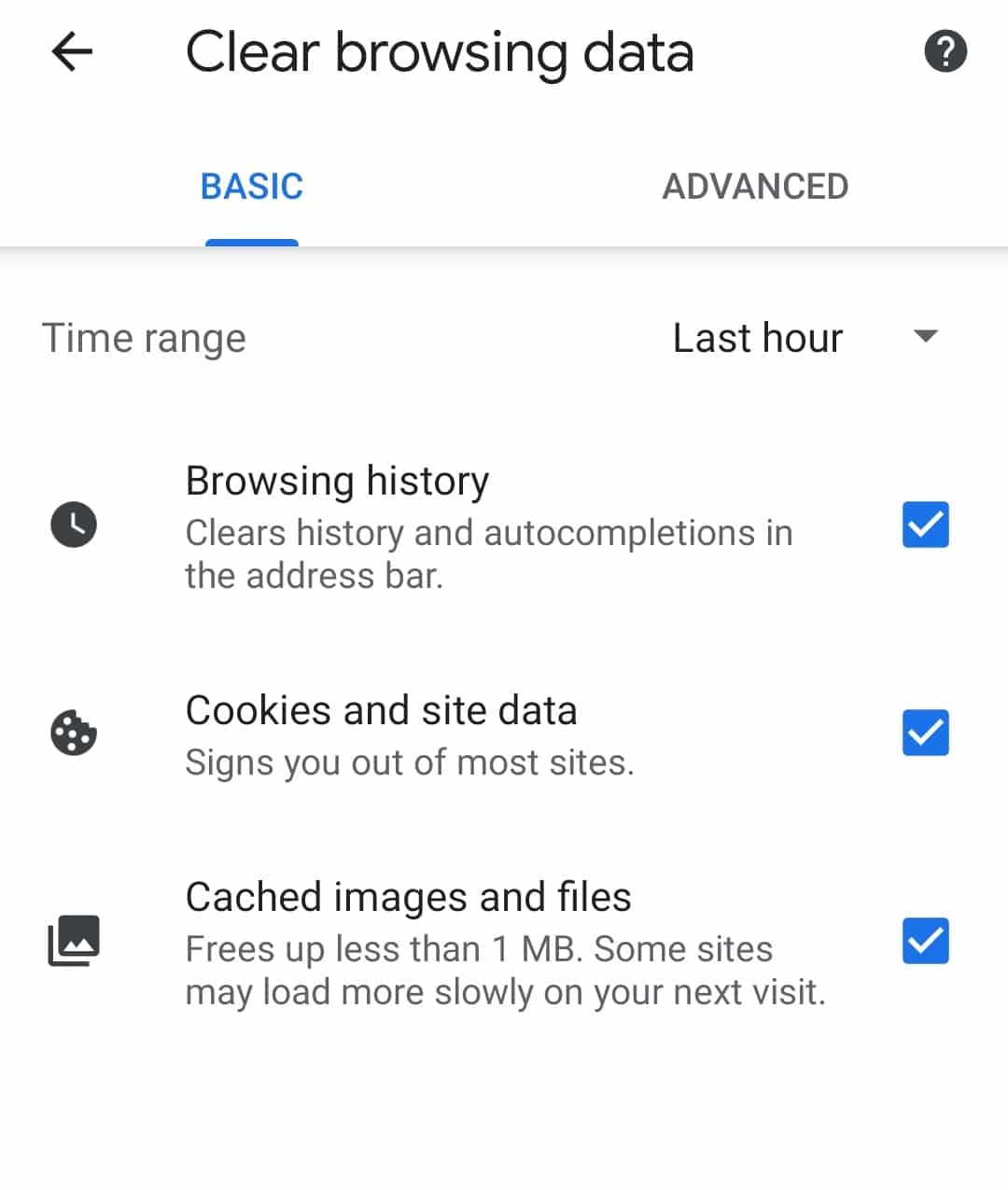 How to delete cookies on an Android Smartphone