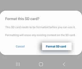 How to format an SD card on an Android smartphone
