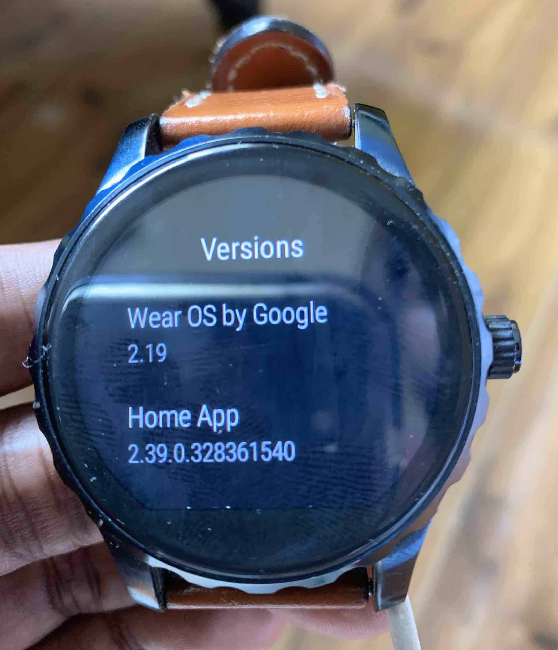 What is the latest version of Wear OS
