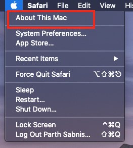 How to check the macOS version