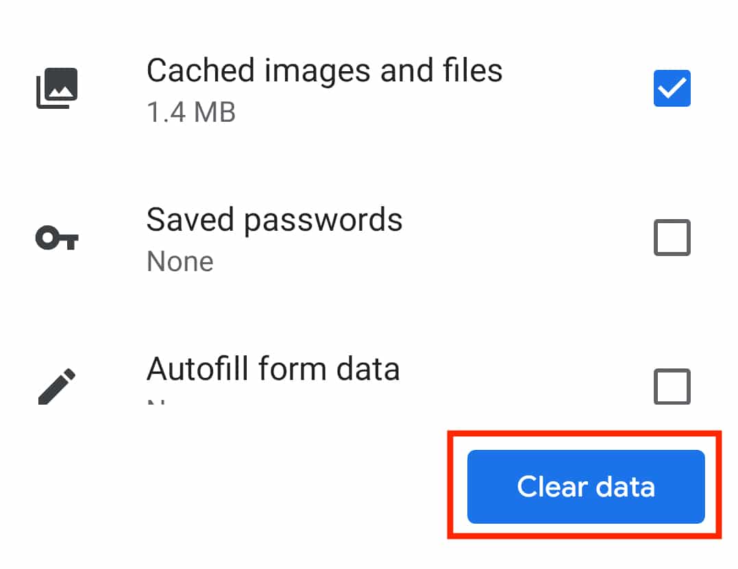 How to clear the Chrome cache on Android