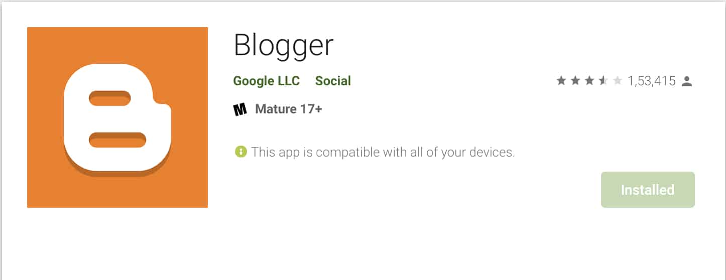 What is the Blogspot app and how to get it on your smartphone ?