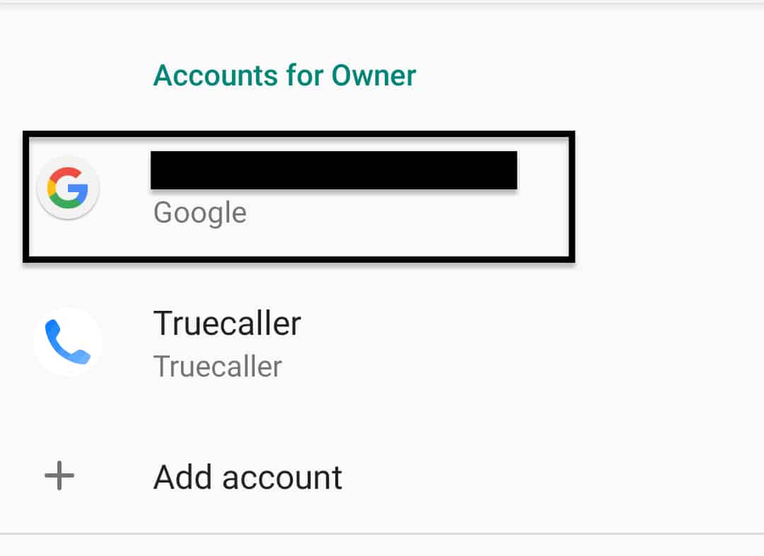 How to log out of a Google Account on Android
