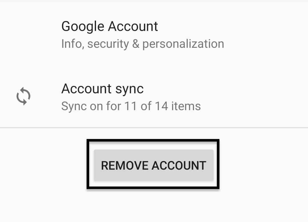 How to log out of a Google Account on Android