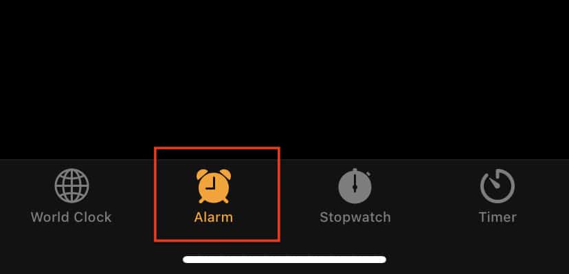 How to set an alarm on the iPhone