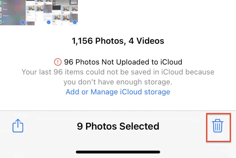 How to delete photos on the iPhone