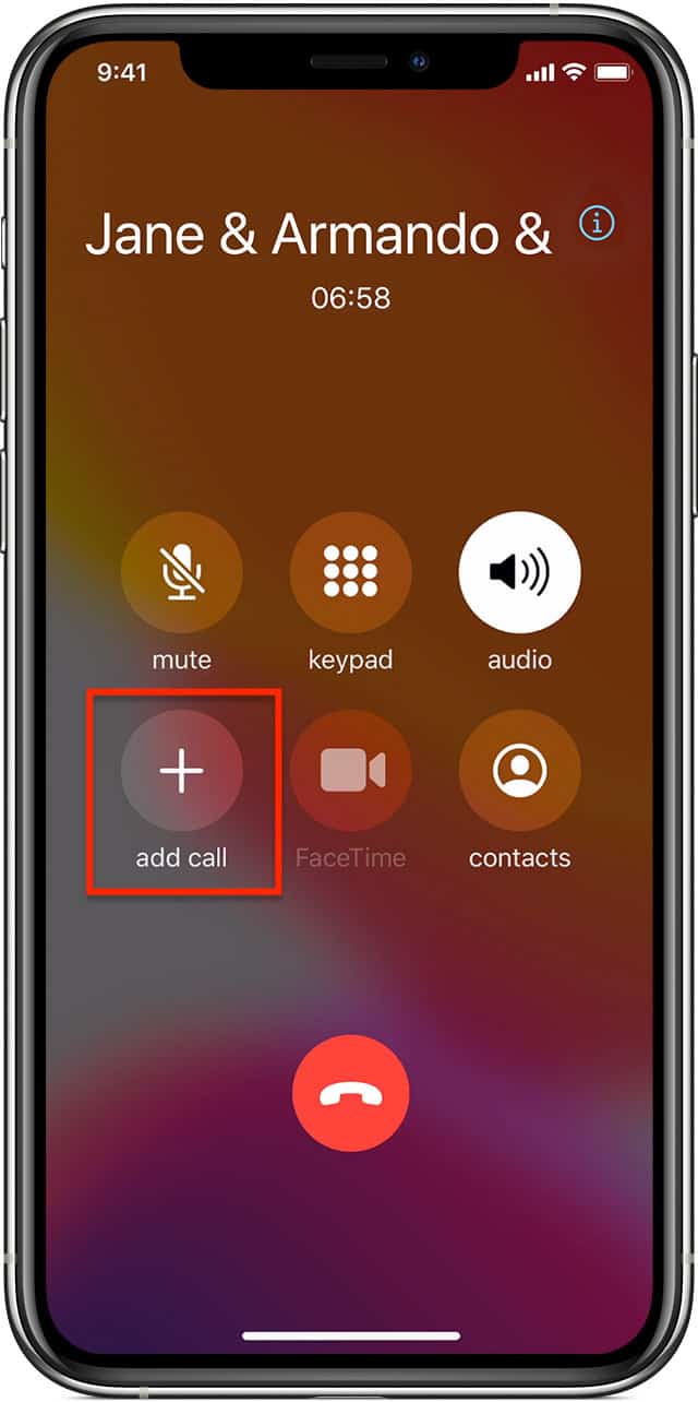 How to conference call on the iPhone