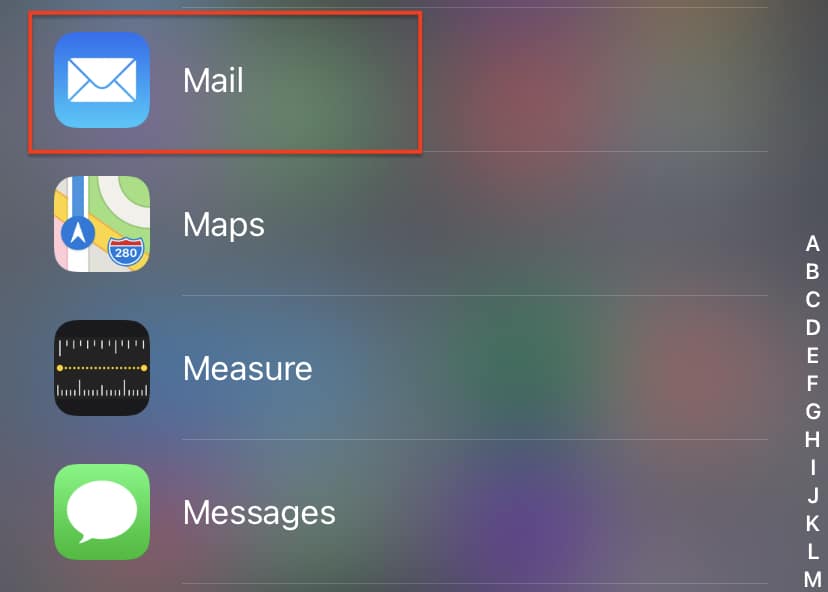 How to delete unread mails on the iPhone