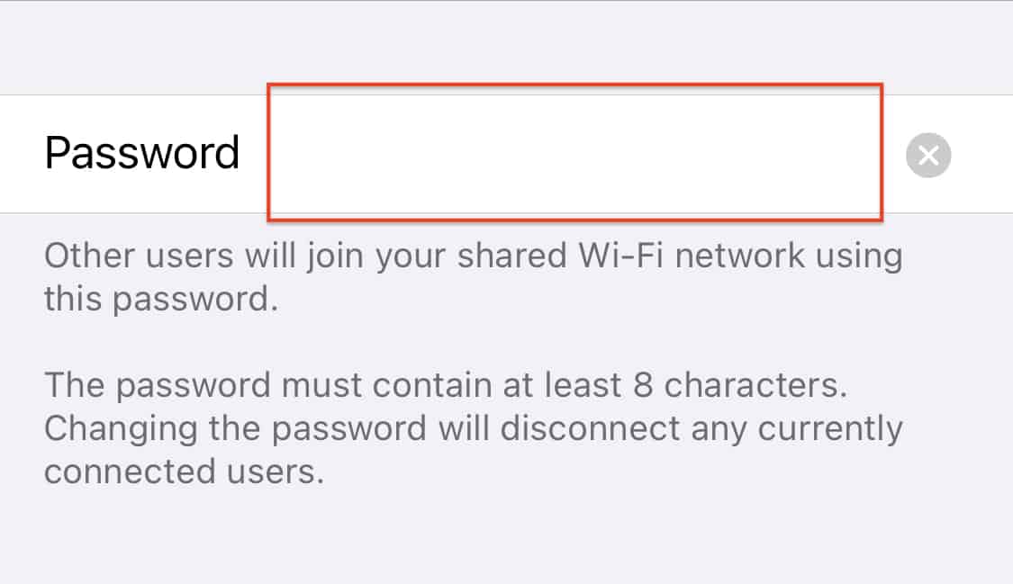 How to check the WiFi password for personal hotspot on the iPhone