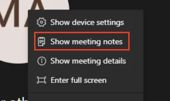 How to take Meeting notes in Microsoft Teams