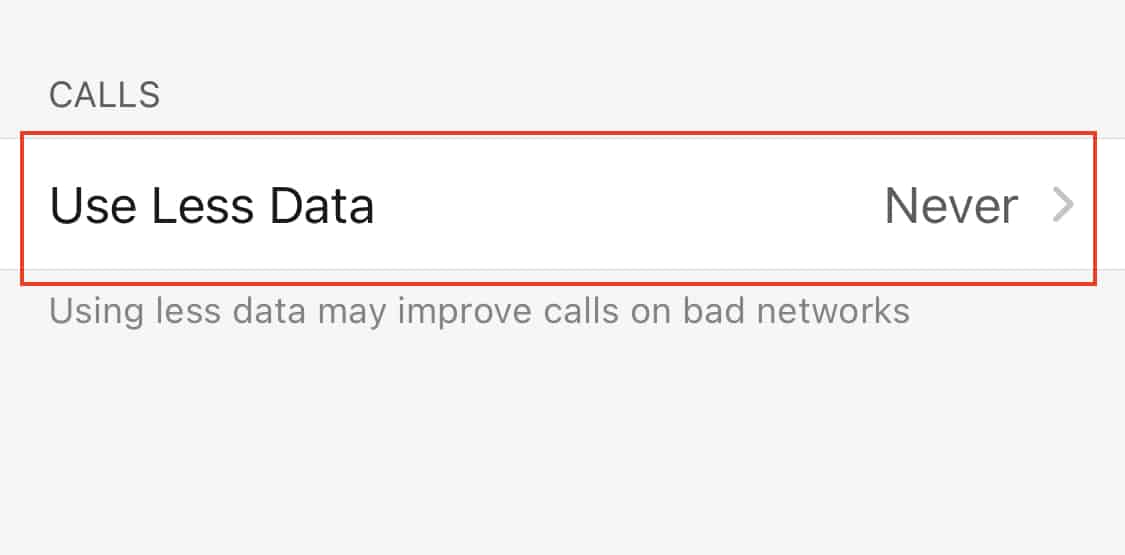 How to reduce the data usage while making calls on Signal