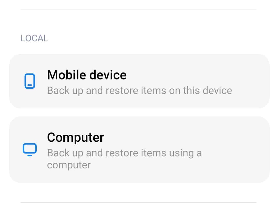 How to backup an Android device