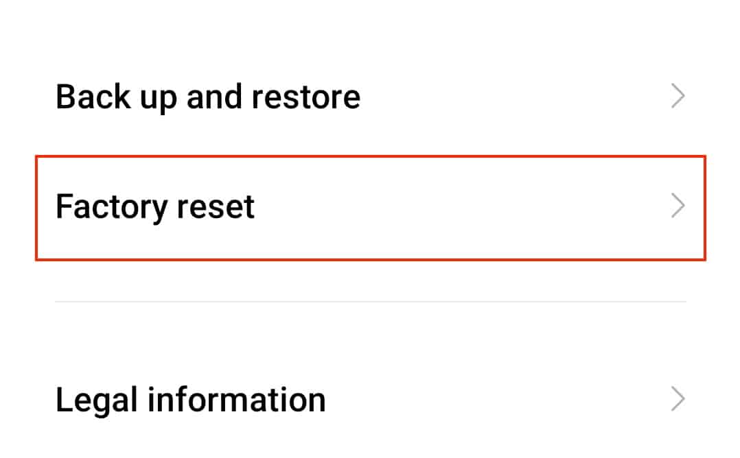 How to factory reset an Android smartphone