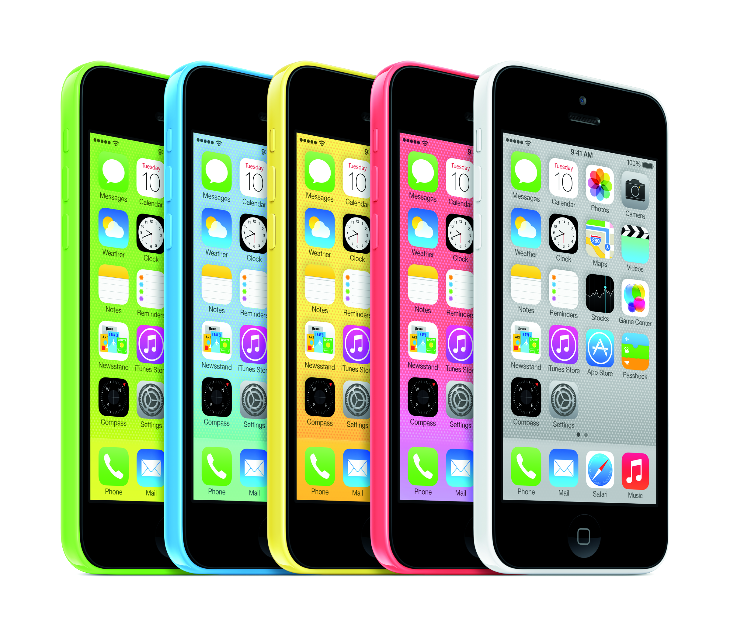Apple iPhone 5c təqdim edir.
