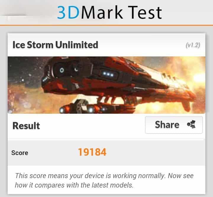 Sony Xperia Z1 compact 3D Mark test