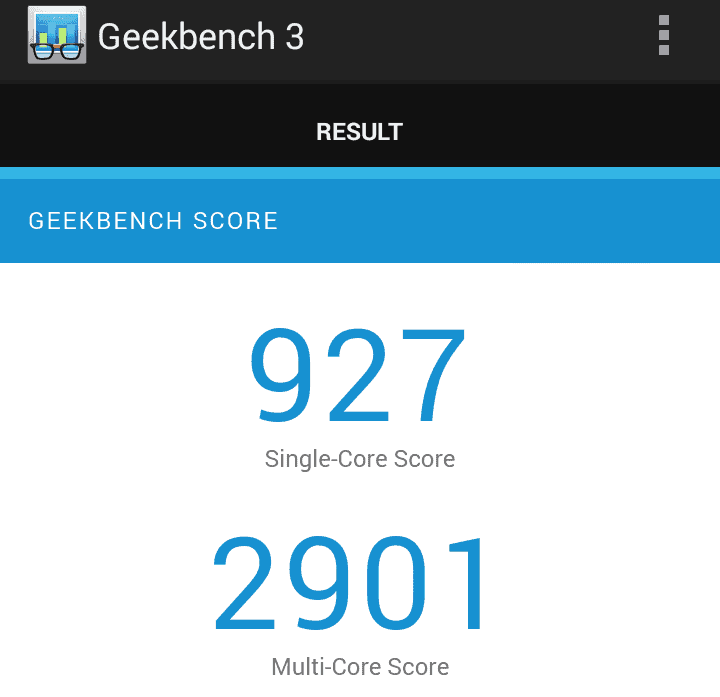 Sony Xperia Z1 compact Geekbench 