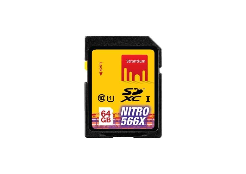 Strontium 64 GB SDHC UHS -1 NITRO 566X Card Review
