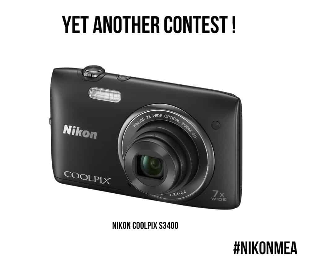 Win NIKON Coolpix S3400 worth AED 499.[International Giveaway] #NIKONMEA