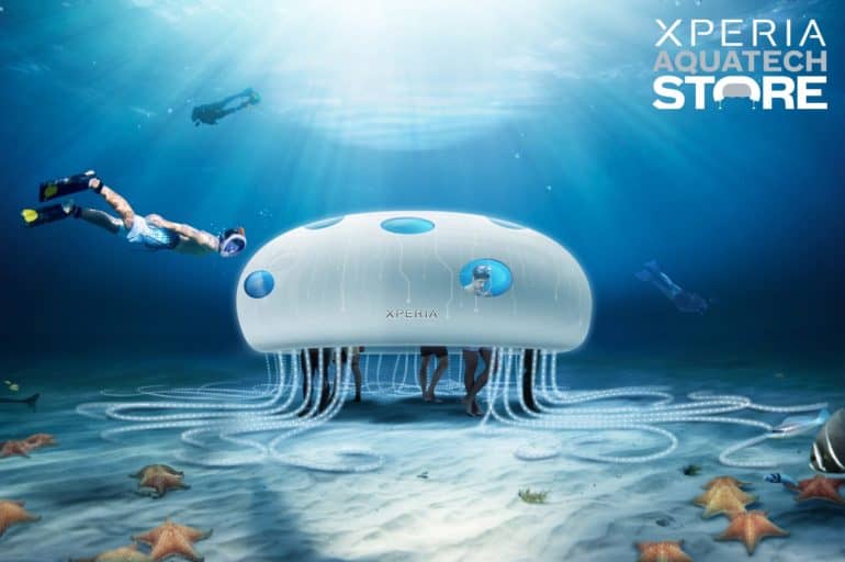 Sony Mobile Unveils the Design of Worlds first Xperia Aquatech Store