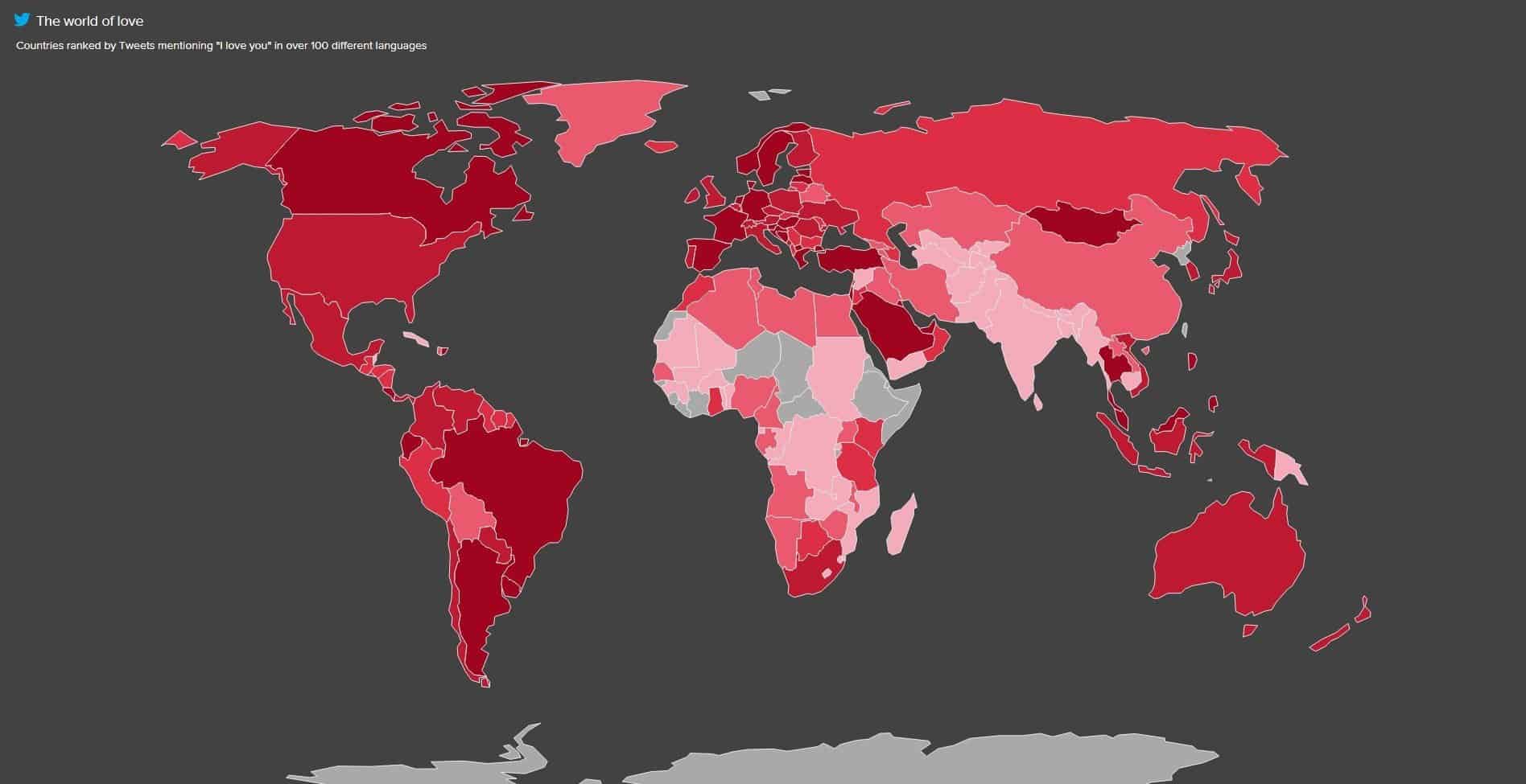 UAE ranked #4 most 'in love' country globally according to Twitter