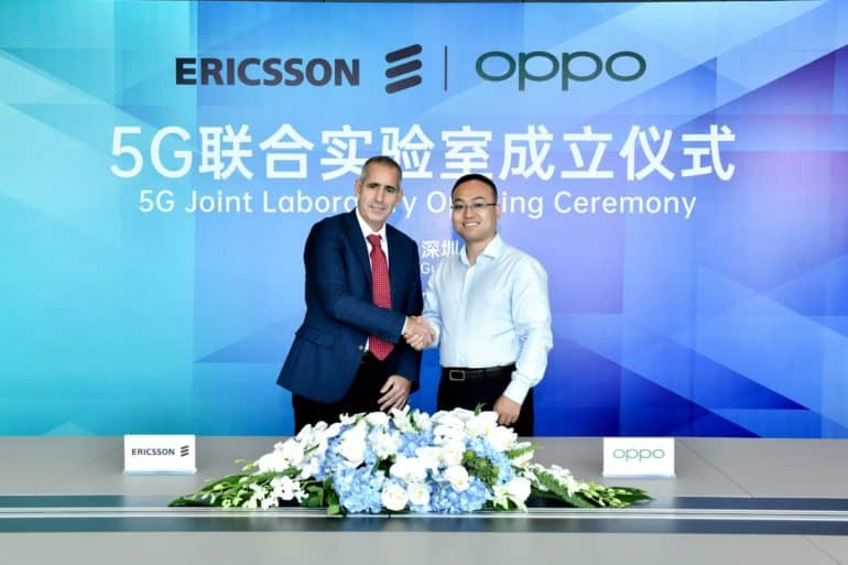 OPPO and Ericsson launch 5G joint lab