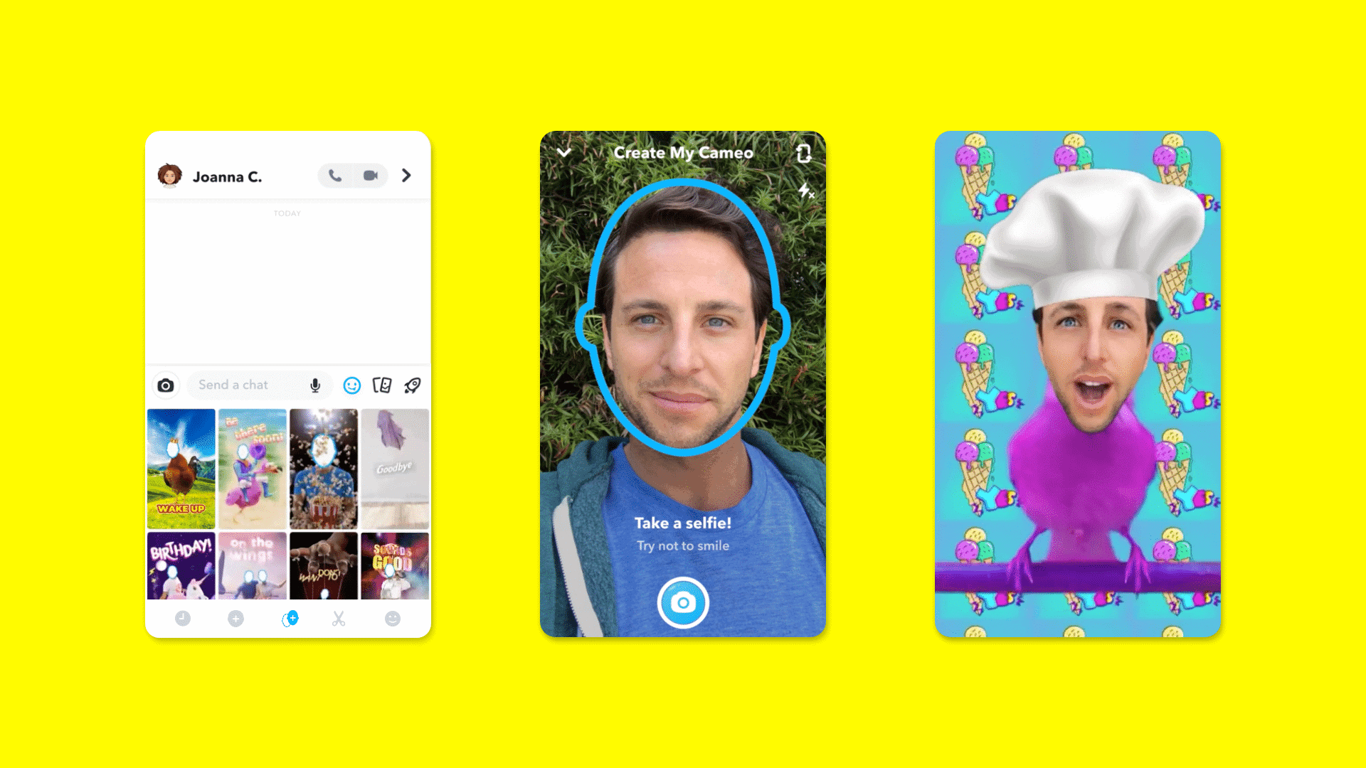 Snapchat introduces Cameos