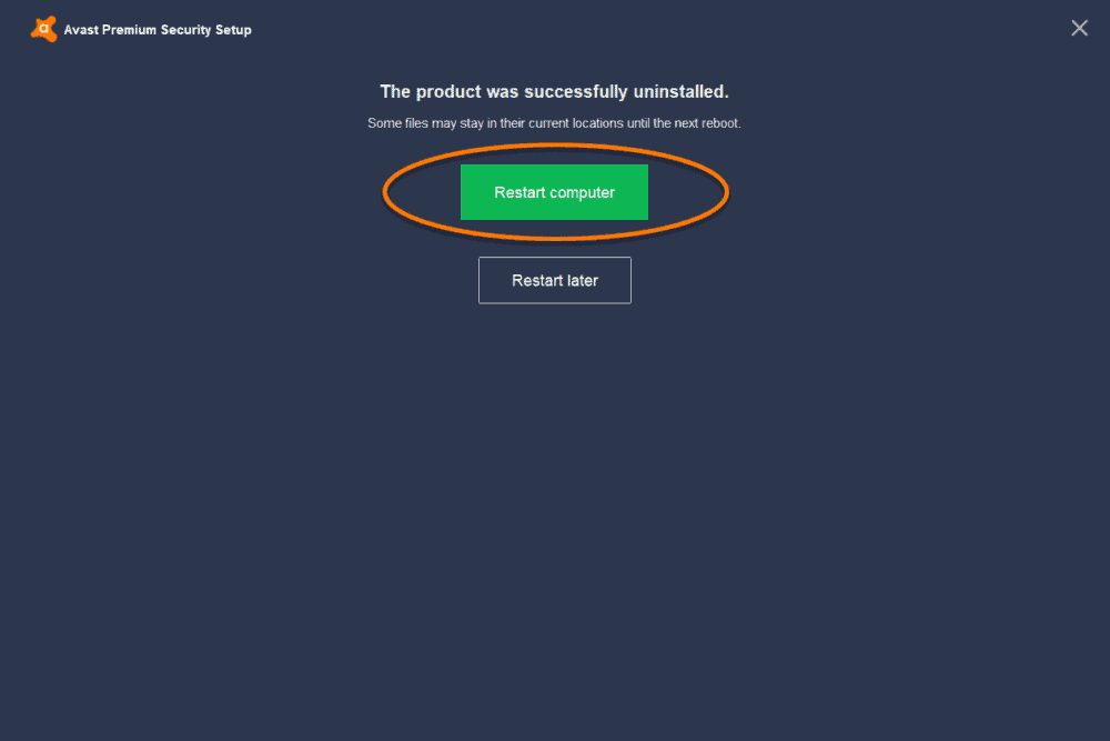 how to delete avast antivirus windows 10