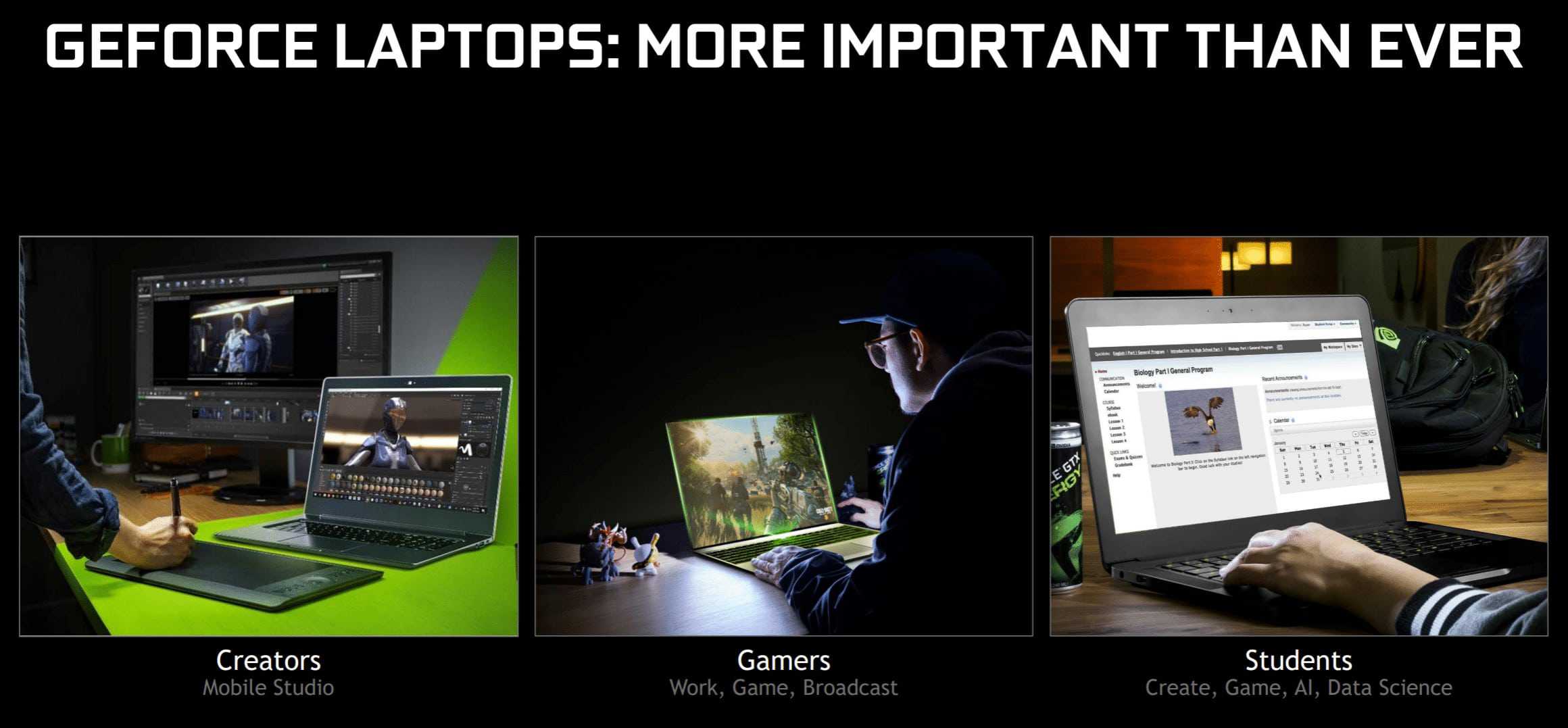 Get Ready for 100+ Nvidia Powered Laptops !!