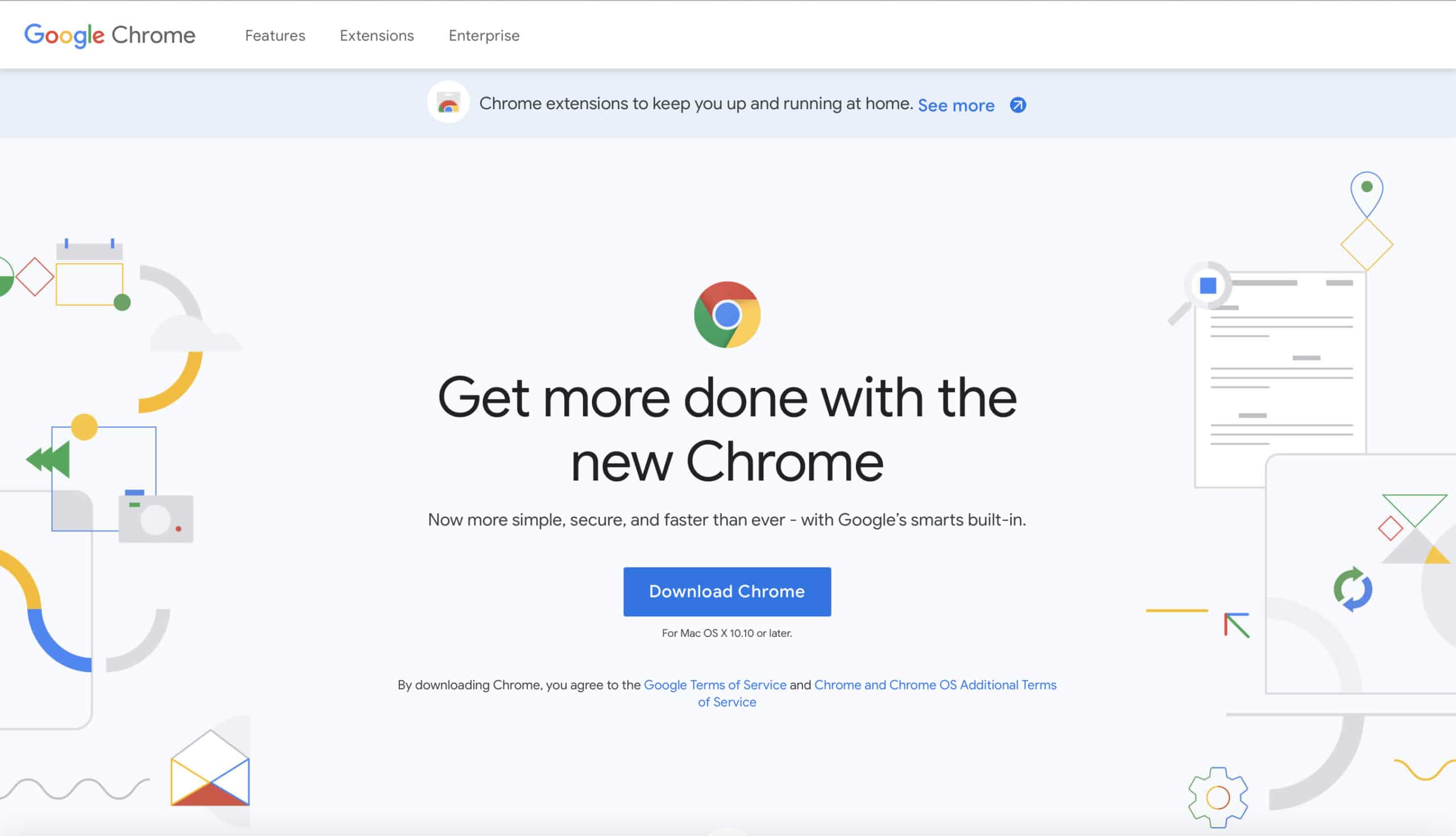 The easiest way to change the time on the Google Chrome Browser
