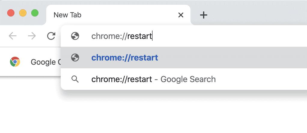 How to Restart the Chrome Browser