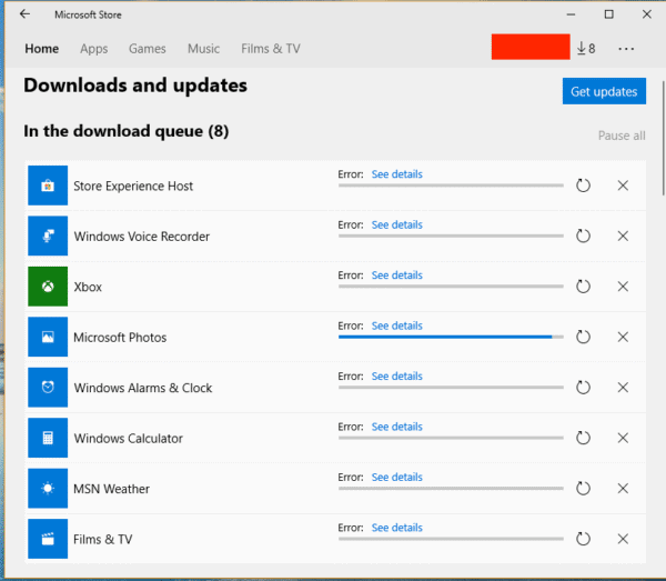 microsoft store slow
