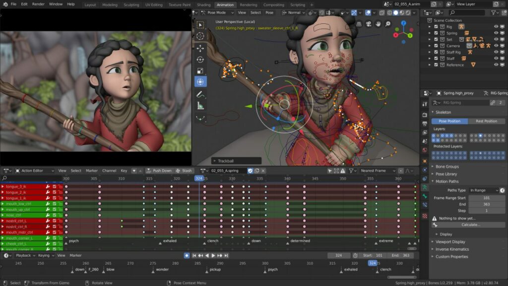 How to texture a 3D model in Blender 3D