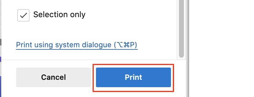 microsoft edge print selection microsoft edge print selection