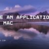 How to close an application on a Mac