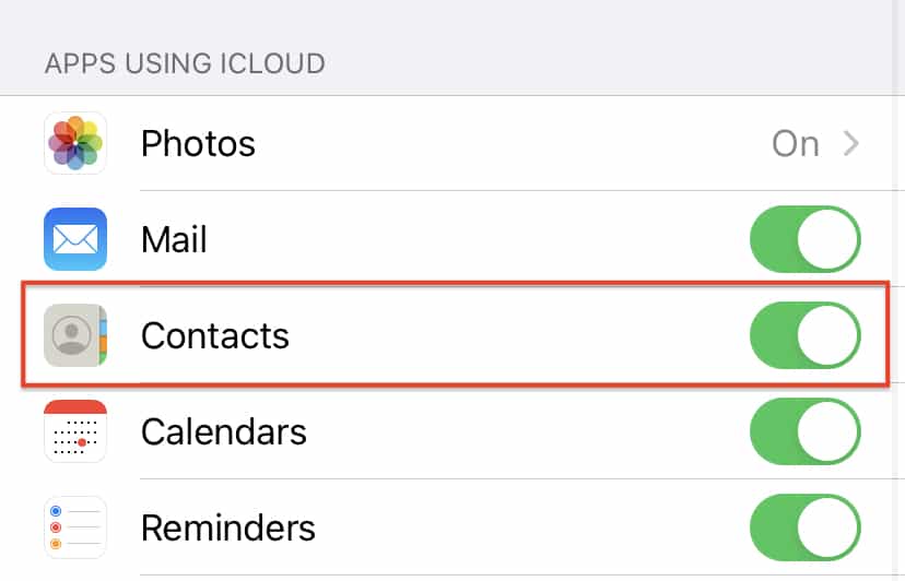 How to backup your contacts on the iPhone