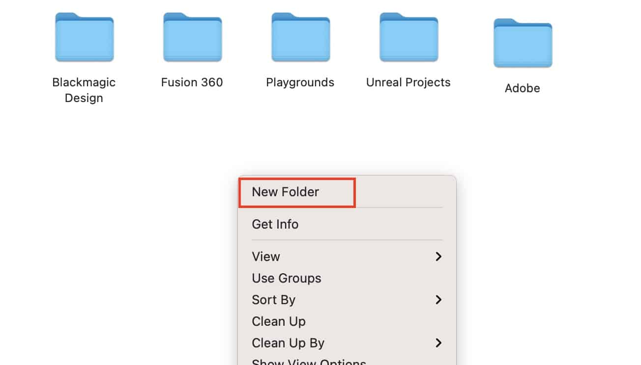 how to create a new file on macbook