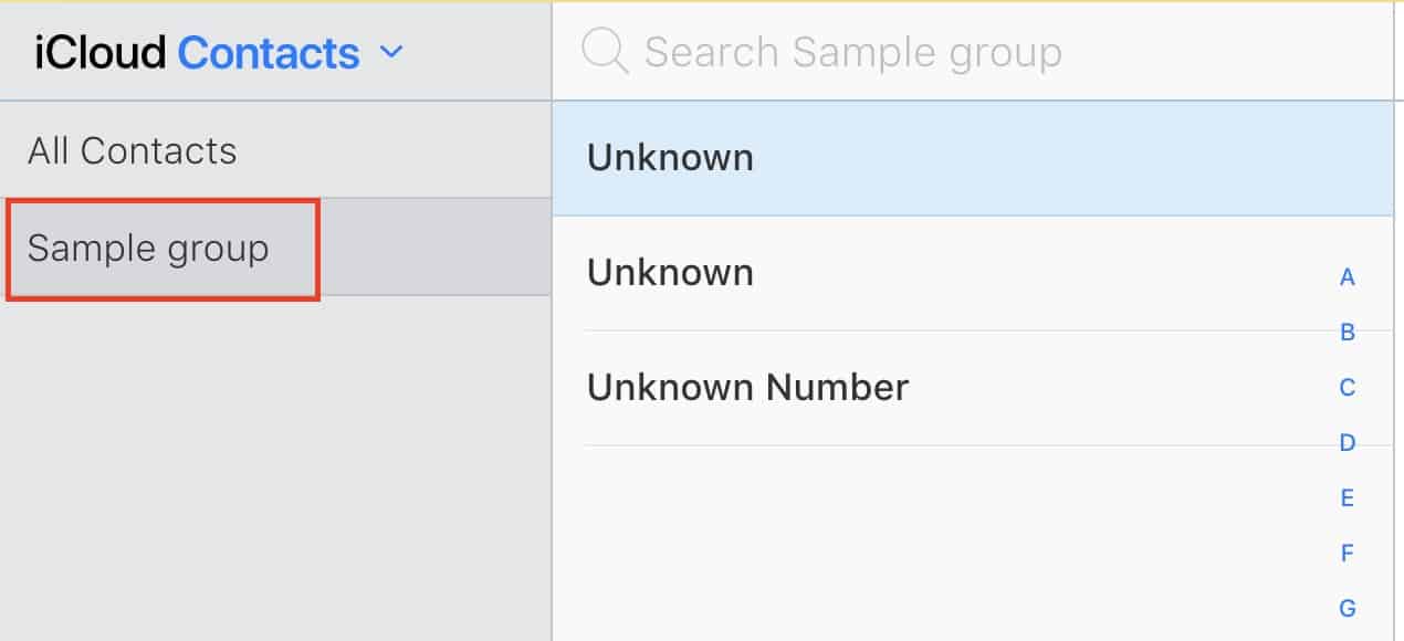 How to create a contact group on iPhone