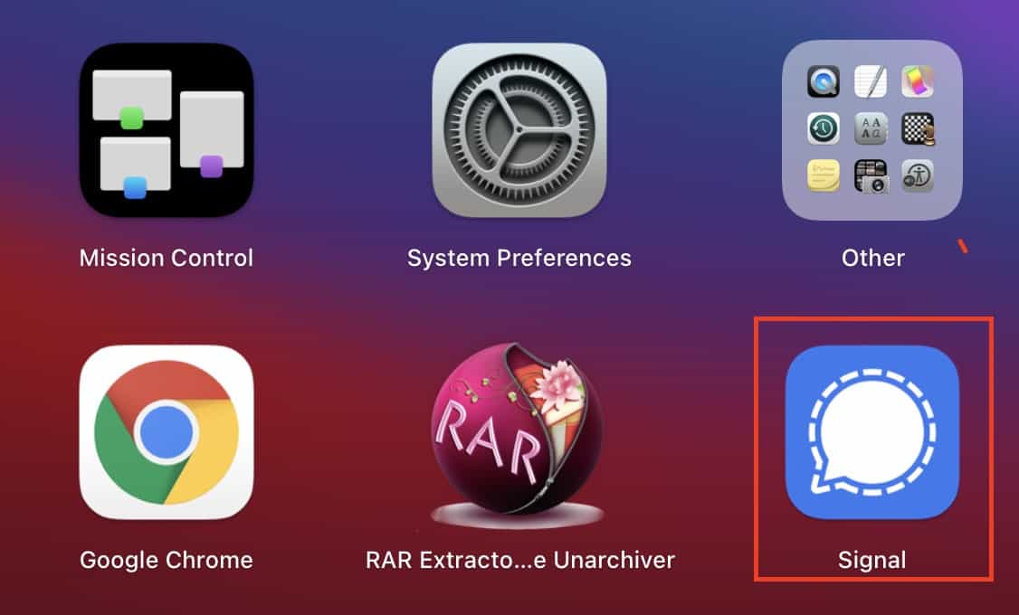 signal app mac os