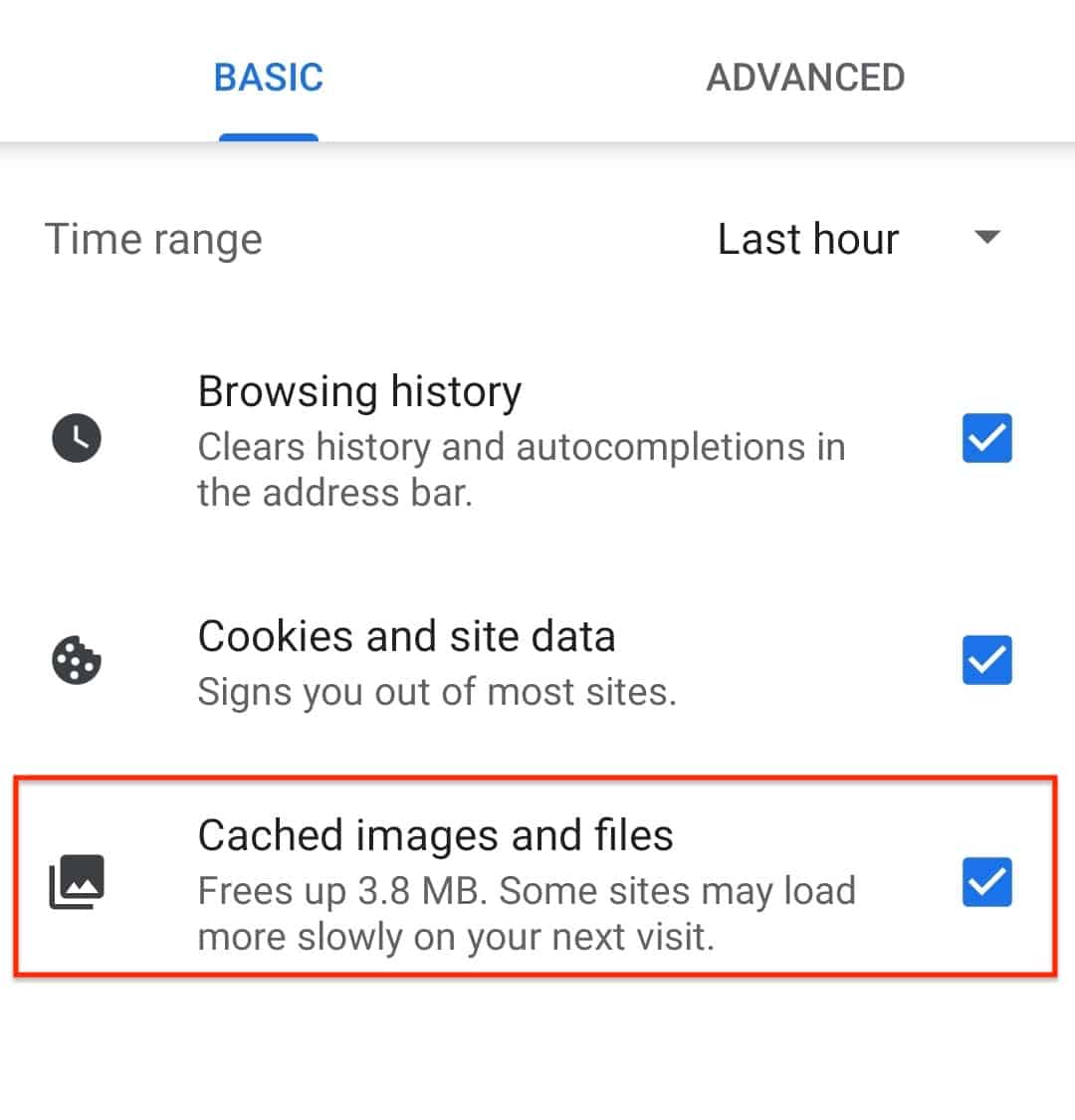 How to Delete the Google Chrome Cache on an Android Phone