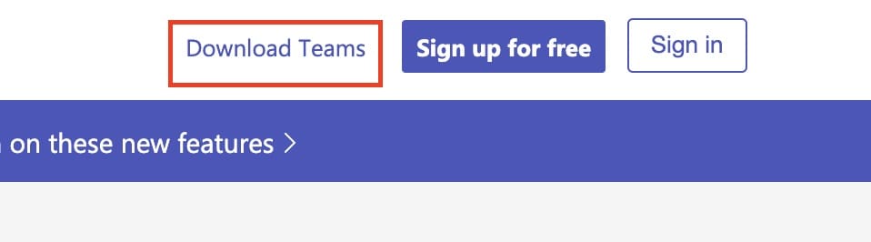 How to download the Microsoft Teams application on your Desktop