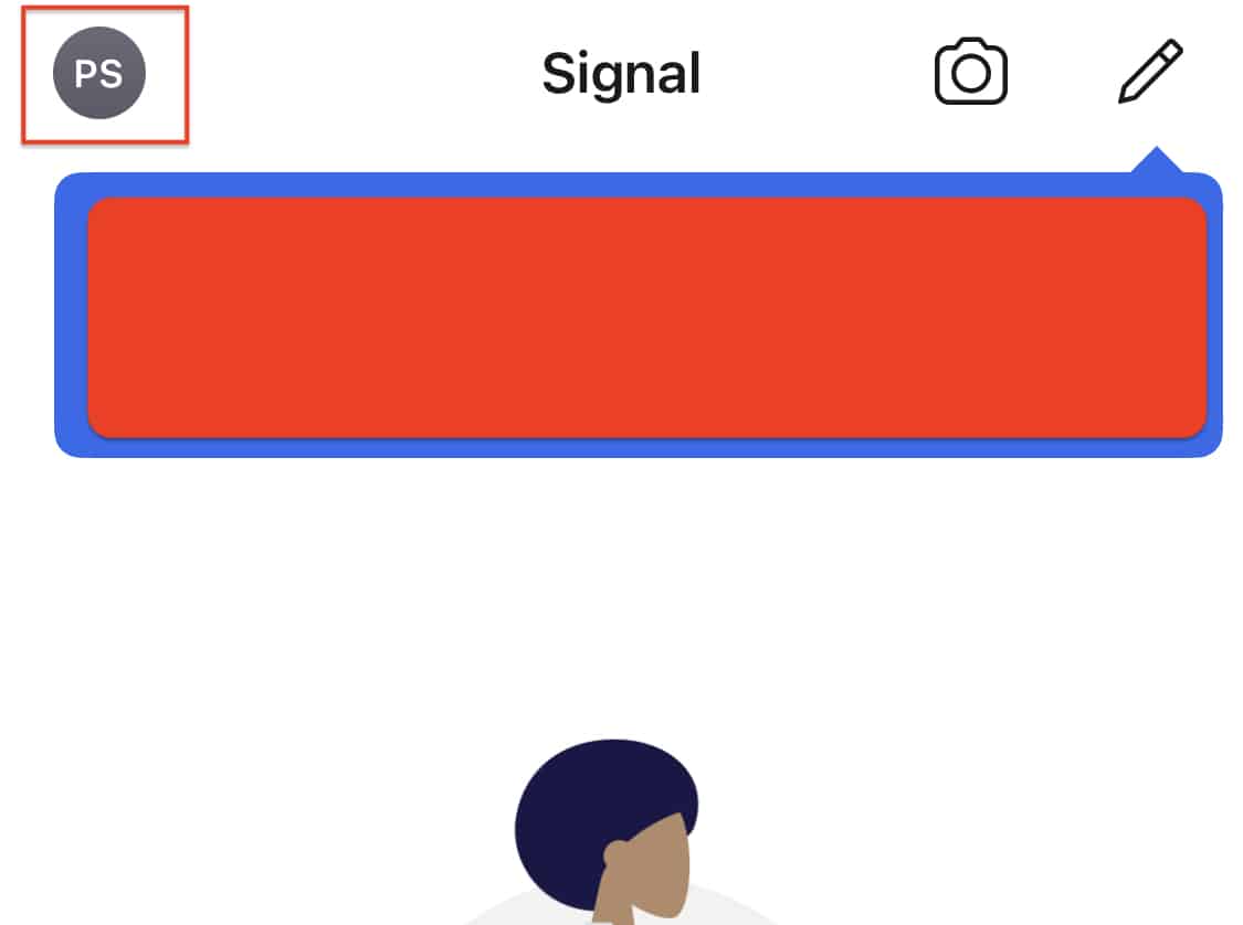 How to set a profile picture on the Signal Messaging App