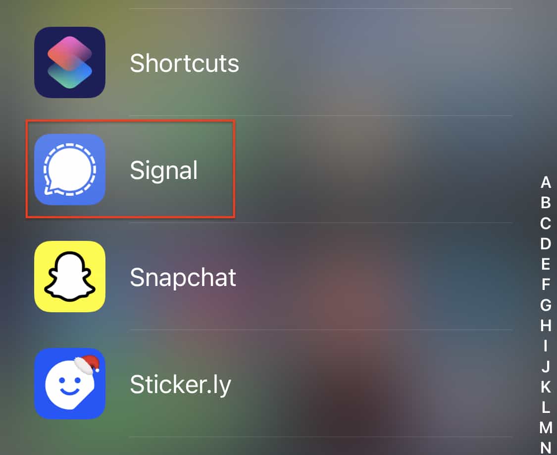 signal app stock symbol