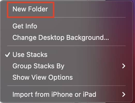 How to name a folder on the Mac